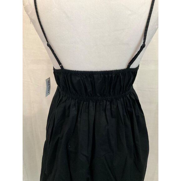 Old Navy Black Spaghetti Strap Dress size Small NEW 100% Cotton - Picture 4 of 6